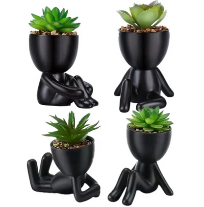 Human Shaped Succulent Pots